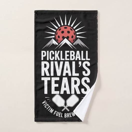 Pickleball Rival's Tears Grappig Graphic Handdoek (Handdoek)