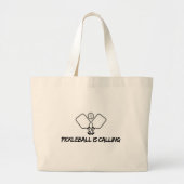 Pickleball Roept Tote Tas (Voorkant)