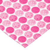 Pickleball Roze & Wit Pickleball Home Decor Tafelkleed (Gekanteld)