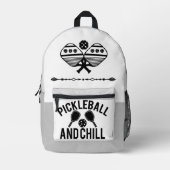Pickleball-rugzak Bedrukte Rugzak (Voorkant)