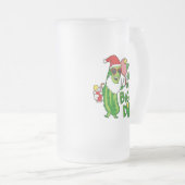 Pickleball Santa Big Dill Matglas Bierpul (Voorkant rechts)