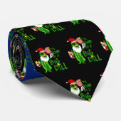 Pickleball Santa Big Dill Stropdas (Opgerold)