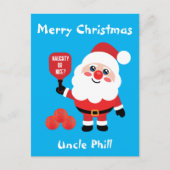 Pickleball 🎅 Santa Briefkaart (Voorkant)