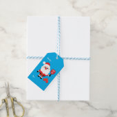 Pickleball 🎅 Santa Gift Labels Cadeaulabel (Met Touw)