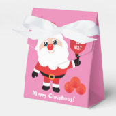 Pickleball 🎅 Santa tent Favor Box Bedankdoosjes (Voorkant Zijde)