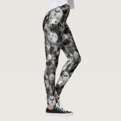 Pickleball Shades of Grey Pattern Leggings (Rechts)
