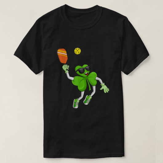 Pickleball Shamrock St Patricks Day Irish Gift Man T-shirt (Design voorkant)