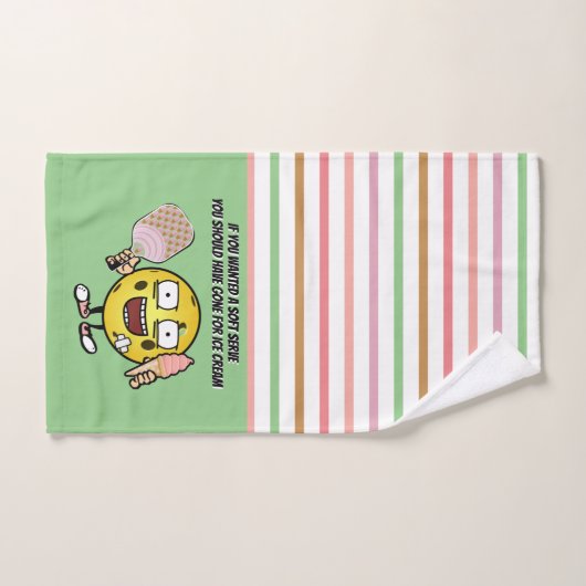 Pickleball Si Vous Voulez Soft Serve Aller Pour Gl (Serviette à main)