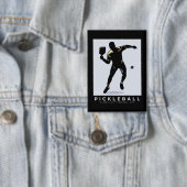 PICKLEBALL SILHOUET CLASSIC BUTTON (Insitu)