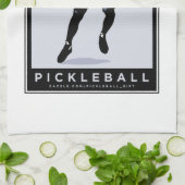 PICKLEBALL SILHOUET CLASSIC THEEDOEK (Gevouwen)