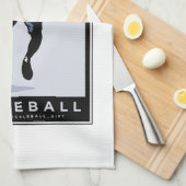 PICKLEBALL SILHOUET CLASSIC THEEDOEK (Quarter Fold)