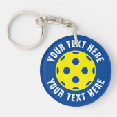 Pickleball sleutelhanger cadeau voor tennisspeler  (Voorkant)