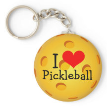 Pickleball Sleutelhanger - "I Love Pickleball"