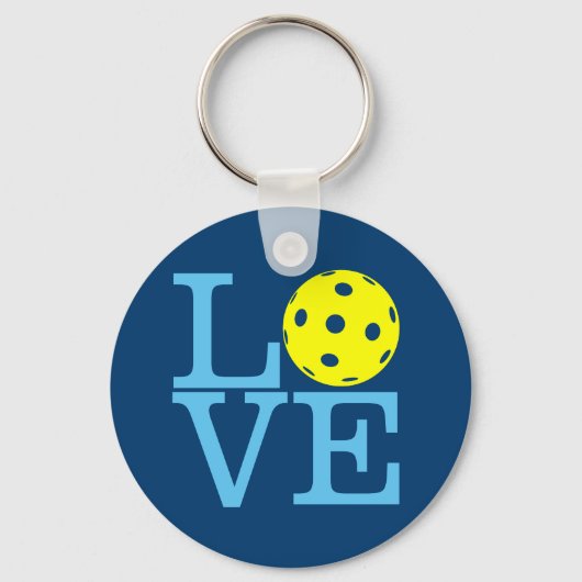 Pickleball Sleutelhanger - LOVE (Voorkant)