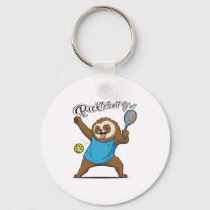 Pickleball Sloth T- Pickleball Y'all Sleutelhanger