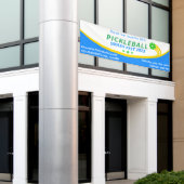 Pickleball Smash Toernooi Aangepast Spandoek (Buitenkant Gebouw)