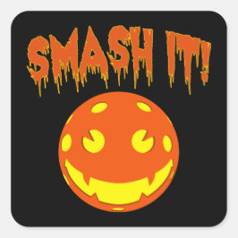 Pickleball Smash Vierkante Sticker