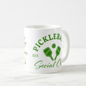 Pickleball Social Club Mug Custom EST Year (Devant droit)