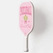 Pickleball Social Club Roze Bow Monogram Paddle (Links)