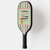 Pickleball Soft Serve? Aardbeienijs Paddle (Links)