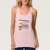 Pickleball Soft Serve? Ga naar Ice Cream in plaats Tanktop (Voorkant)