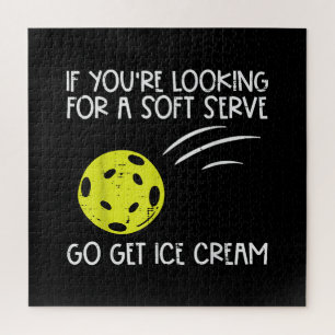 Pickleball Soft Serve Get Ice Cream Pickle Ball Me Legpuzzel