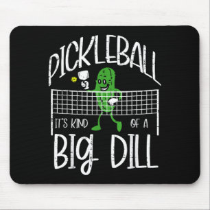 Pickleball soort grote dille grappige pickle bal v muismat