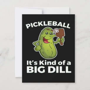 Pickleball Soort van een Grote Deal Feestdagenkaart