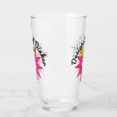Pickleball Speciaal Dinker - Roze cocktail Glas (Links)