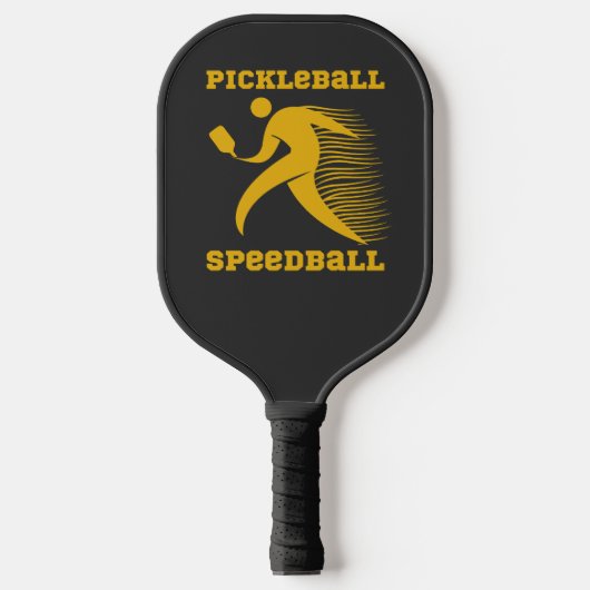 Pickleball Speedball speler met snelheid Pickleball Paddle (Voorkant)