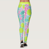 Pickleball Speelse Bliss Leggings (Achterkant)