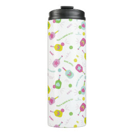 Pickleball Speler Gift voor Haar Pink Specialty Mo Thermosbeker