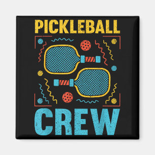Pickleball-speler grappige pickle bal pickleball b magneet