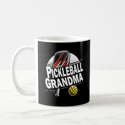 Pickleball speler oma grappig koffiemok (Links)