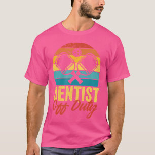 Pickleball Speler Pickleball Tandarts Buiten Diens T-shirt