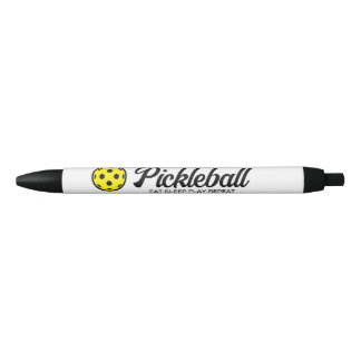 Pickleball-speler schrijft pennen met grappige quo