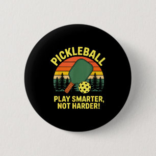 Pickleball speler serve smash rally kampioen ronde button 5,7 cm