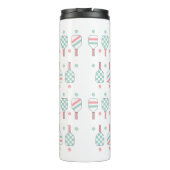 Pickleball Speler  Thermosbeker (Achterkant)