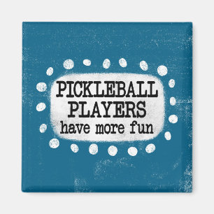 Pickleball-spelers hebben meer leuke magneet