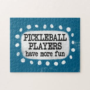 Pickleball-spelers hebben meer leuke puzzel