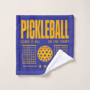 Pickleball Spirit - Laat het allemaal op de baan Washandje