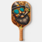 Pickleball Split-Second Serve : Homme sur une raquette de pic (Recto)