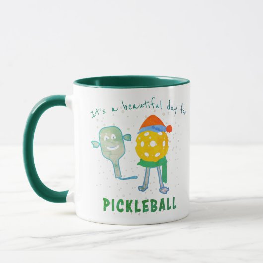 Pickleball Sport Funny Cool Trendy Pickleball Day Mok (Links)