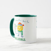Pickleball Sport Funny Cool Trendy Pickleball Day Mok (Voorkant links)