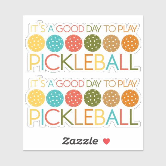 Pickleball Sport Sticker (Vel)