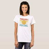 Pickleball Sport  T-shirt (Voorkant volledig)
