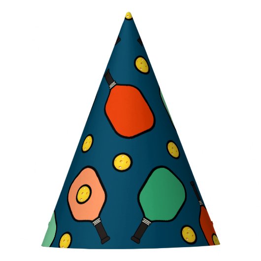 Pickleball Sports Feesthoedjes (Voorkant)