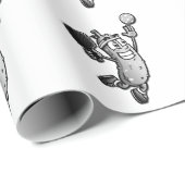 Pickleball Star Cadeaupapier (Rol Hoek)