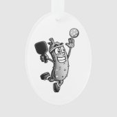 Pickleball Star Ornament (voorkant)