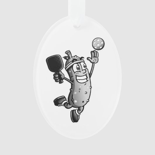 Pickleball Star Ornament (voorkant)
